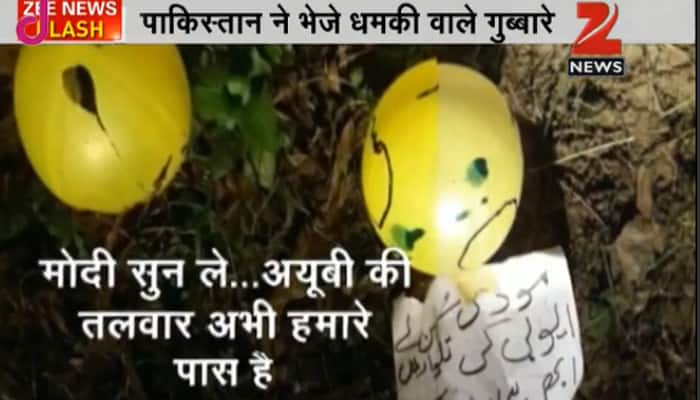 Jittery Pakistan threatens PM Narendra Modi through balloons, Urdu letters; says will avenge Indian Army&#039;s surgical strikes