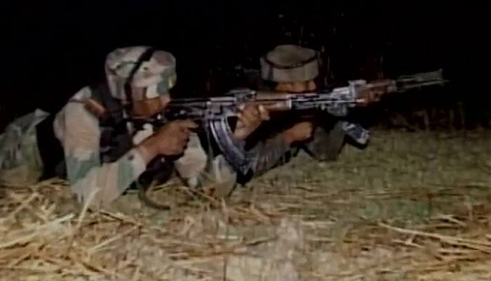 Ceasefire violation by Pakistani rangers along the border in Gurdaspur