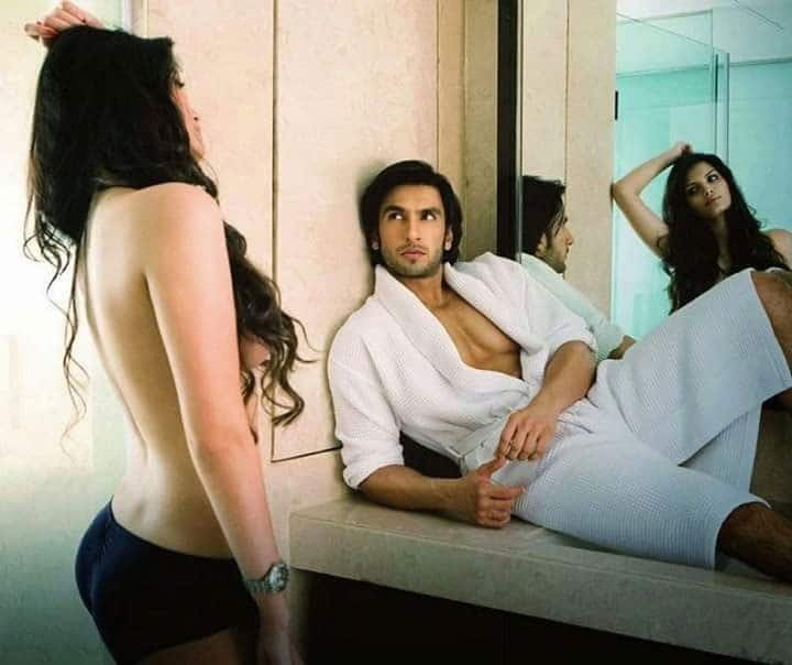 Throwback from the @MaximIndia  Photoshoot with the super-hot @RanveerOfficial! #LoveMyWork - Twitter@Realsonaliraut9