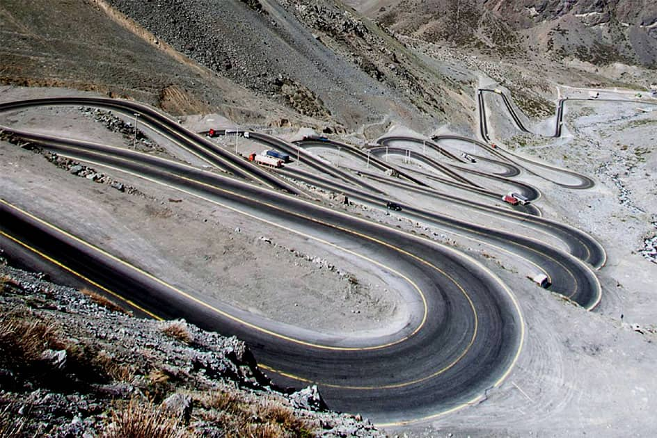 Los Caracoles Pass, Chile