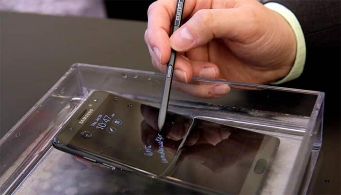 Replacement Samsung Note 7 phone emits smoke on US plane: Family