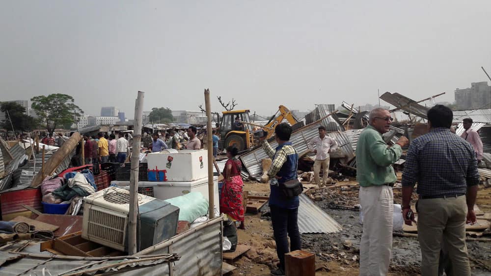 Demolition drive in Gurgaon