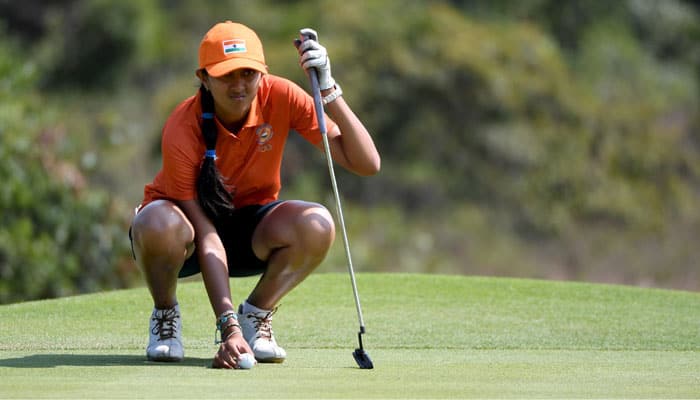 Aditi Ashok en route to yet another top 10 finish