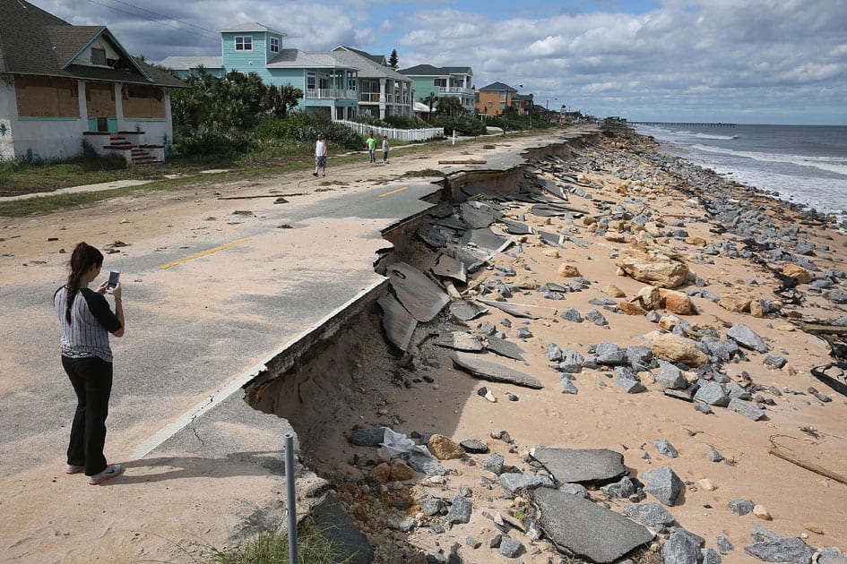 Hurricane Matthew washed away