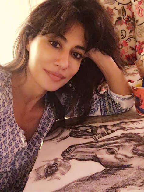 nothing feels better than going back to my sketching- Chitrangda Singh