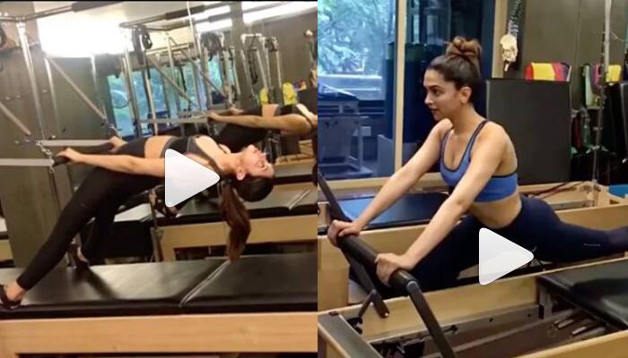 Deepika Padukone&#039;s workout session will make you hit the gym right away! Videos inside
