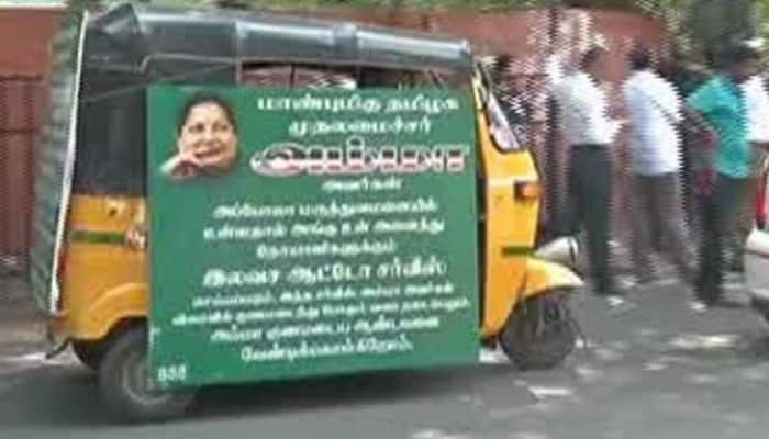 Jayalalithaa&#039;s health condition: In Chennai, this auto driver offers free ride to Apollo patients for Amma&#039;s speedy recovery