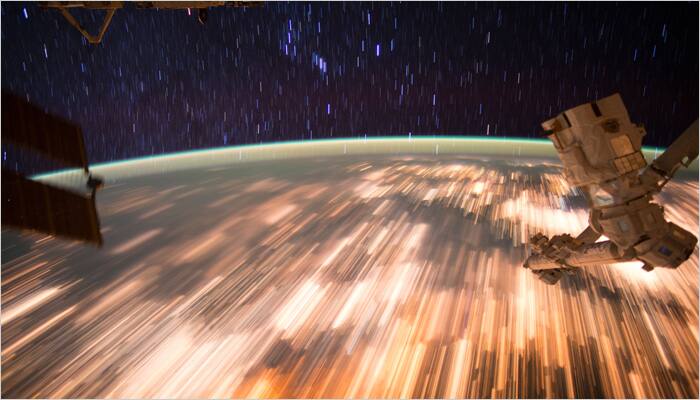 Trailing the stars: ISS astronauts capture series of star trails! - See pic