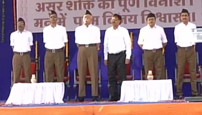 RSS workers bid adieu to khaki shorts, don dark brown trousers