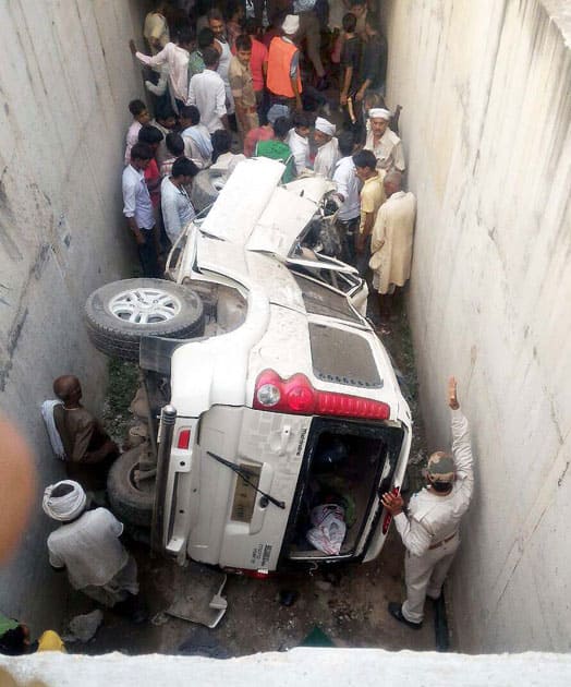 Accident in Allahabad