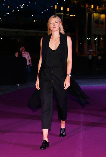 Maria Sharapova attends Singapore Tennis Evening