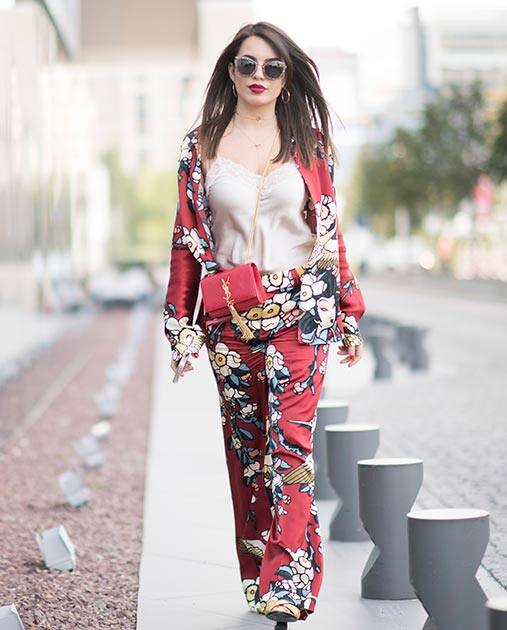 Armina Mevlani seen during Mercedes-Benz Fashion Week