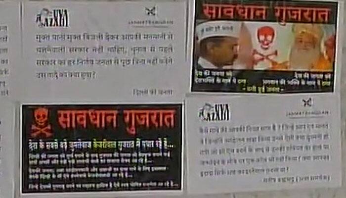 Is Gujarat rejecting AAP in Assembly elections? Anti-Arvind Kejriwal posters flood Ahmedabad ahead of his visit