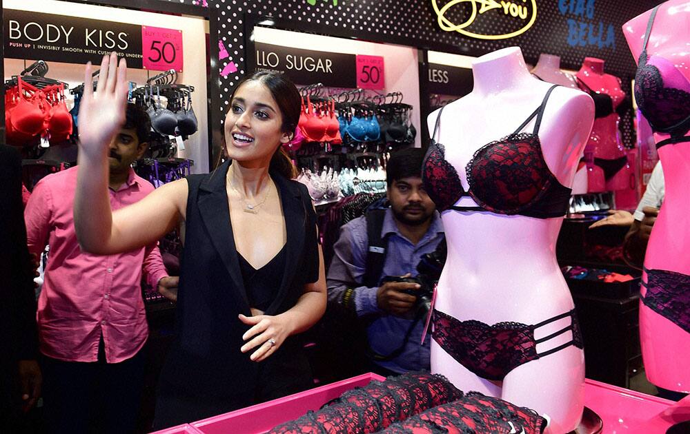 Ileana D'Cruz during a Lingerie store launch Ileana D'Cruz during a Lingerie store launch