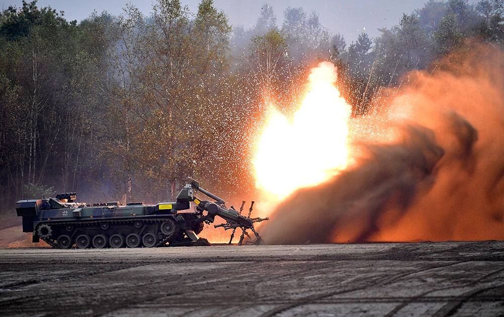 Germany And Holland Hold Military Exercises Germany And Holland Hold Military Exercises