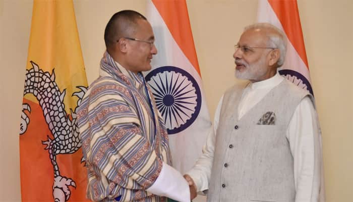 PM Narendra Modi meets Bhutan PM Tshering Tobgay
