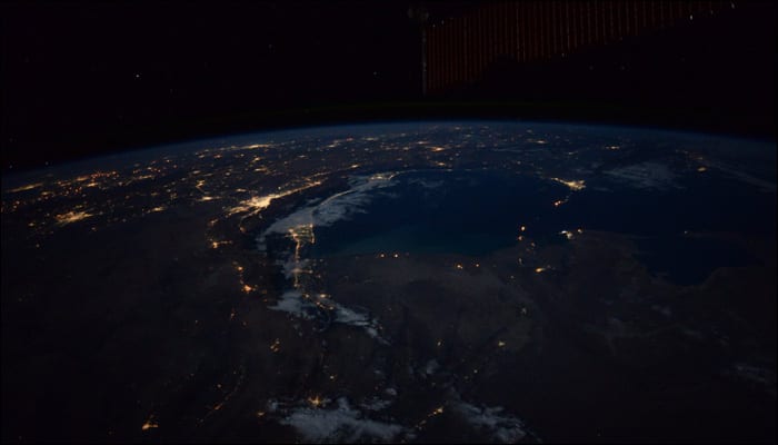 City lights on display as NASA astronaut Kate Rubins glides over the world aboard the International Space Station! - See pic