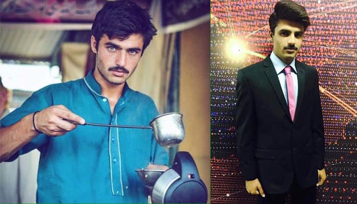 WOW! Internet sensation blue-eyed Pakistani &#039;chai wala&#039; bags modelling contract - Do you know his name?