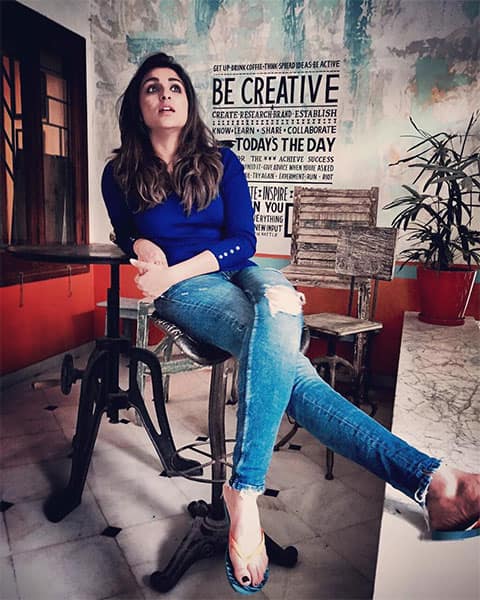 parineeti chopra :- Thinking, talking, deciding!! Making a film and creating a character is the most exciting thing in the world!!