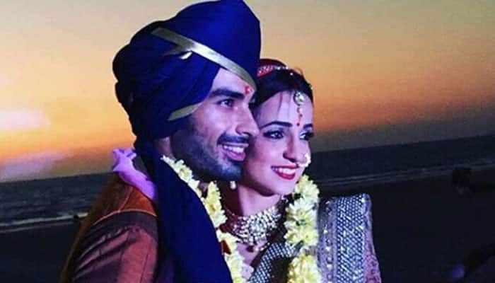 Sanaya Irani - Mohit Sehgal celebrate first Karva Chauth 