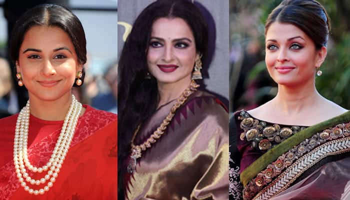 Diwali 2016: Rekha, Madhuri Dixit, Sridevi, Vidya Balan, Aishwarya Rai and Deepika Padukone will inspire you to drape the six-yards!