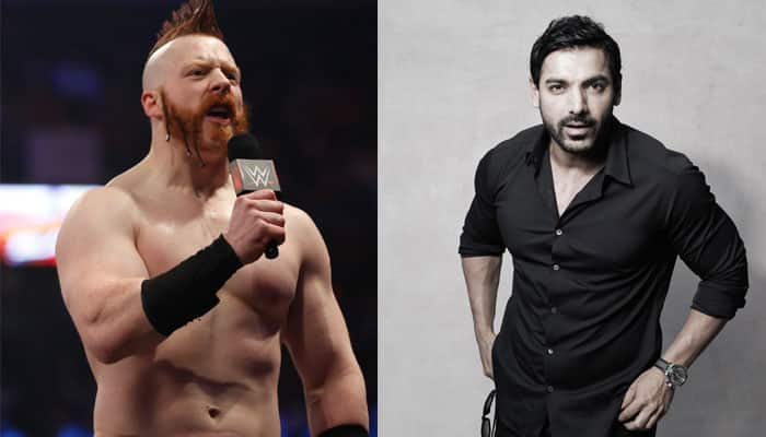 WWE wrestler Sheamus has issued Bollywood star John Abraham a challenge