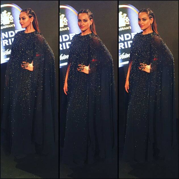 Midnight mayhem in @rohitandrahul1- Sonakshi Sinha