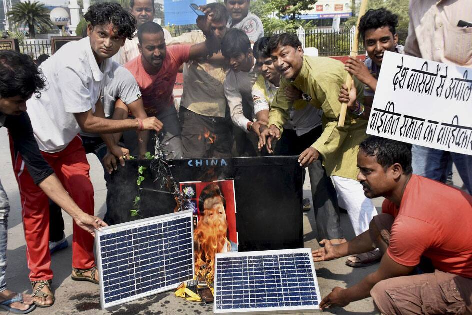 Protest against Chinese products