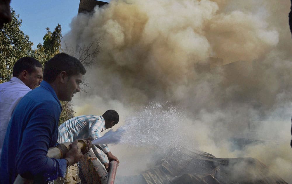 Fire in Gurgaon