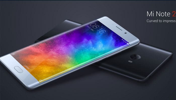 Xiaomi Mi Note 2 launched; comes with two-sided dual curve screen