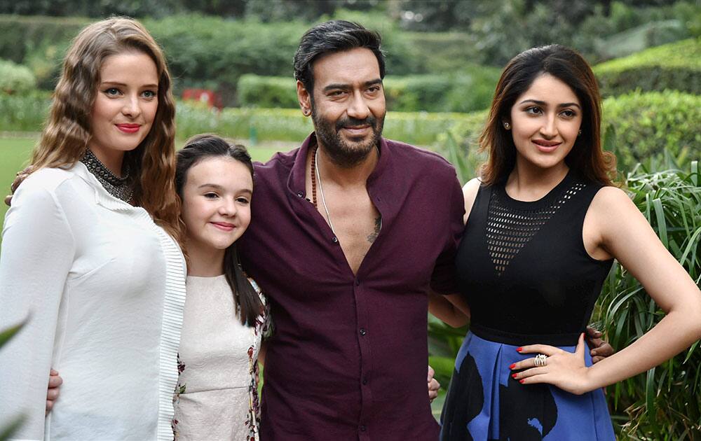 Ajay Devgn promotes his film Shivaay 