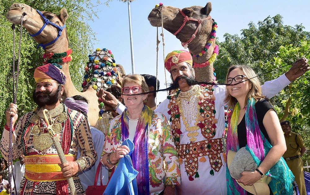 Season's 2nd trip of Maharaja Express train in Bikaner