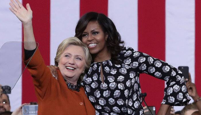 Superstar ally Michelle Obama hits trail with Hillary Clinton