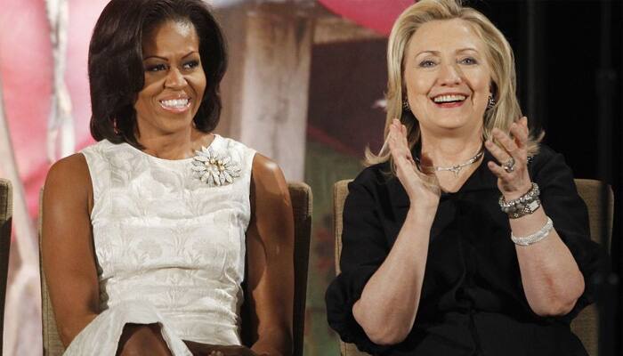 Hillary Clinton &#039;absolutely ready&#039; to be commander-in-chief: Michelle Obama