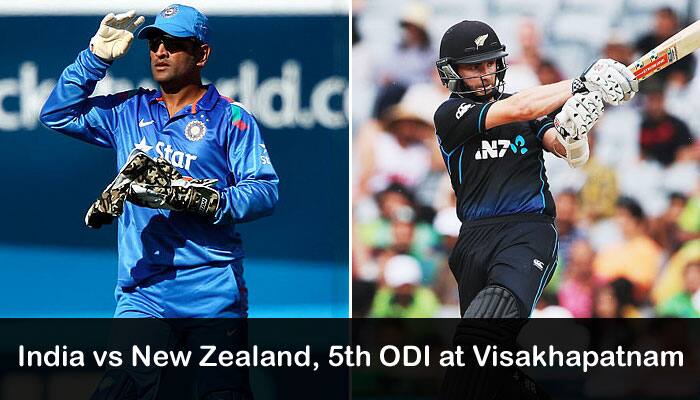 IND vs NZ, 5th ODI — Amit Mishra&#039;s fifer inspires team India to a stunning 190-run victory over New Zealand