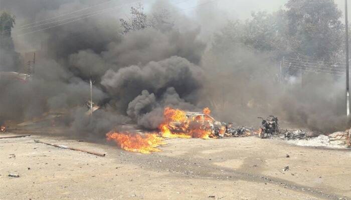 Aurangabad: Firecrackers market blaze guts 150 stalls, 40 vehicles - Watch video