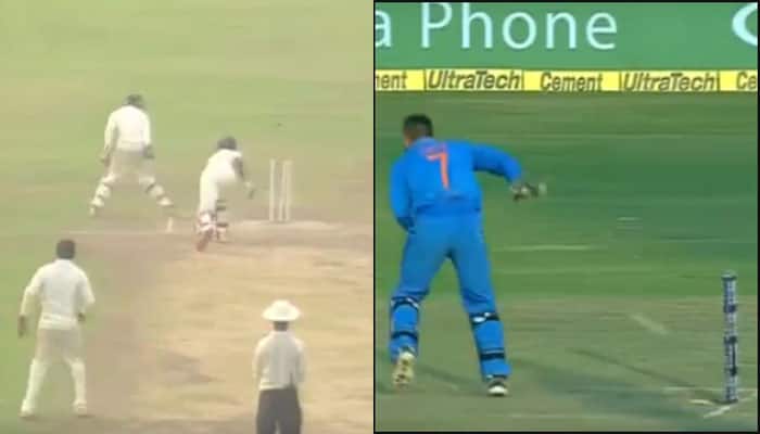 MS Dhoni impressed with &#039;No Look&#039; run-out, here&#039;s Andhra Pradesh wicketkeeper&#039;s &#039;No Look&#039; stumping – Video