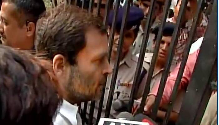 OROP suicide: Rahul Gandhi stopped at RML Hospital gate, denied meeting with family of ex-jawan 