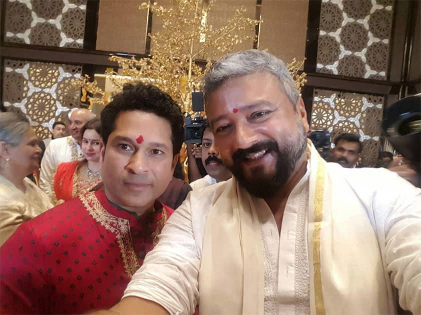 Sachin Tendulkar & Amitabh Bachchan attend Diwali bash of Kalyan Jewellers