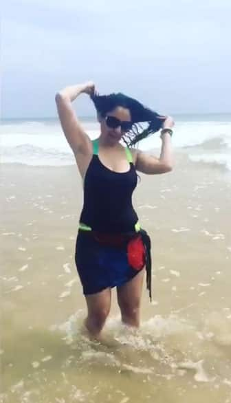 Manyata Dutt holidays in Srilanka with her kids