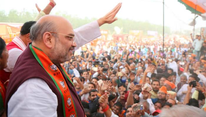 Amit Shah launches BJP&#039;s &#039;Parivartan Yatra&#039;, says only BJP can free UP from &#039;Goondaraj&#039;