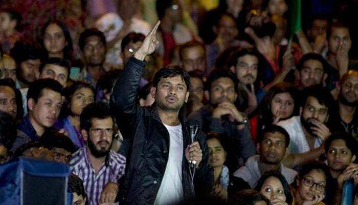 Kanhaiya Kumar&#039;s scathing attack on Narendra Modi govt – &#039;They can find 3000 condoms but not a missing JNU student&#039;