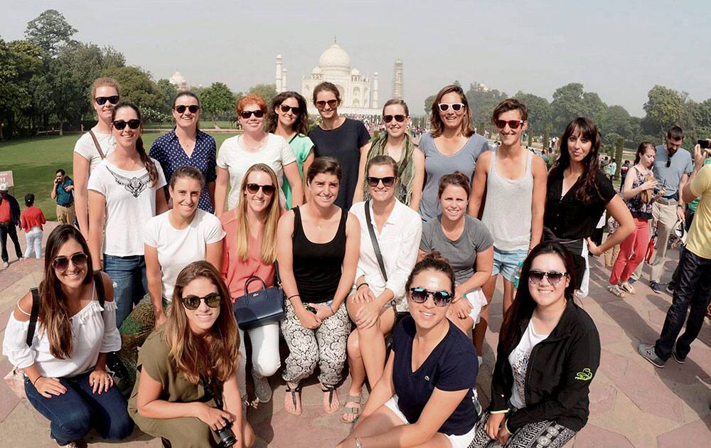 International golfers in Agra International golfers in Agra