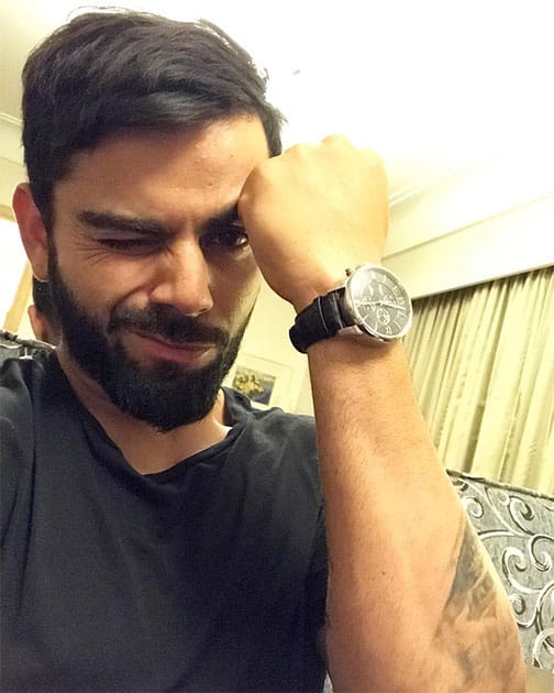 virat kohli :- My tissot helps me keep a check on time and oozes style at the same time. Love it totally. virat kohli :- My tissot helps me keep a check on time and oozes style at the same time. Love it totally.