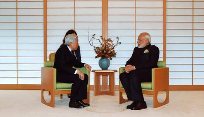 Narendra Modi calls on Japanese Emperor, discusses future of Asia