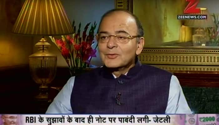 Exclusive: Zee News editor Sudhir Chaudhary talks to Finance Minister Arun Jaitley on demonetisation of Rs 500/Rs 1000 notes