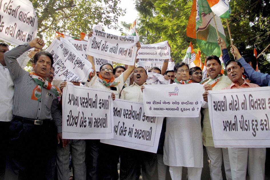 Protest in Ahmedabad