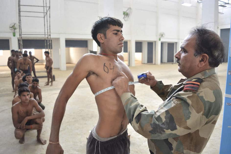 Army Recruitment Rally in Mathura