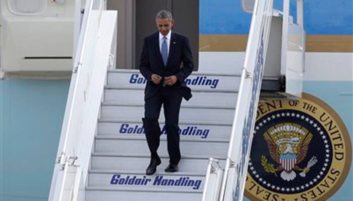 Barack Obama lands in Athens on final European trip as president