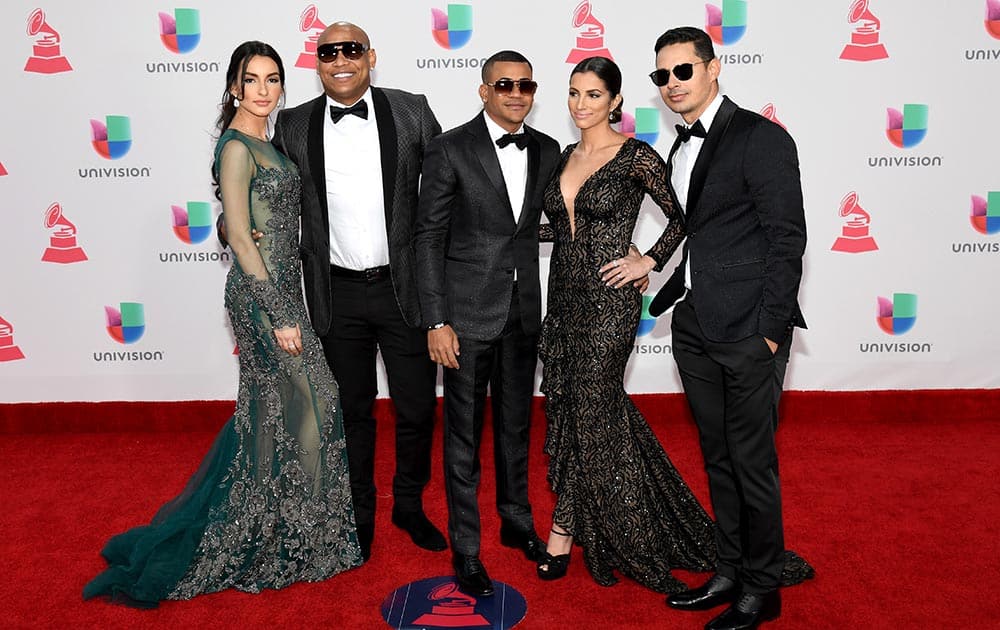 Gente De Zona attends The 17th Annual Latin Grammy Awards